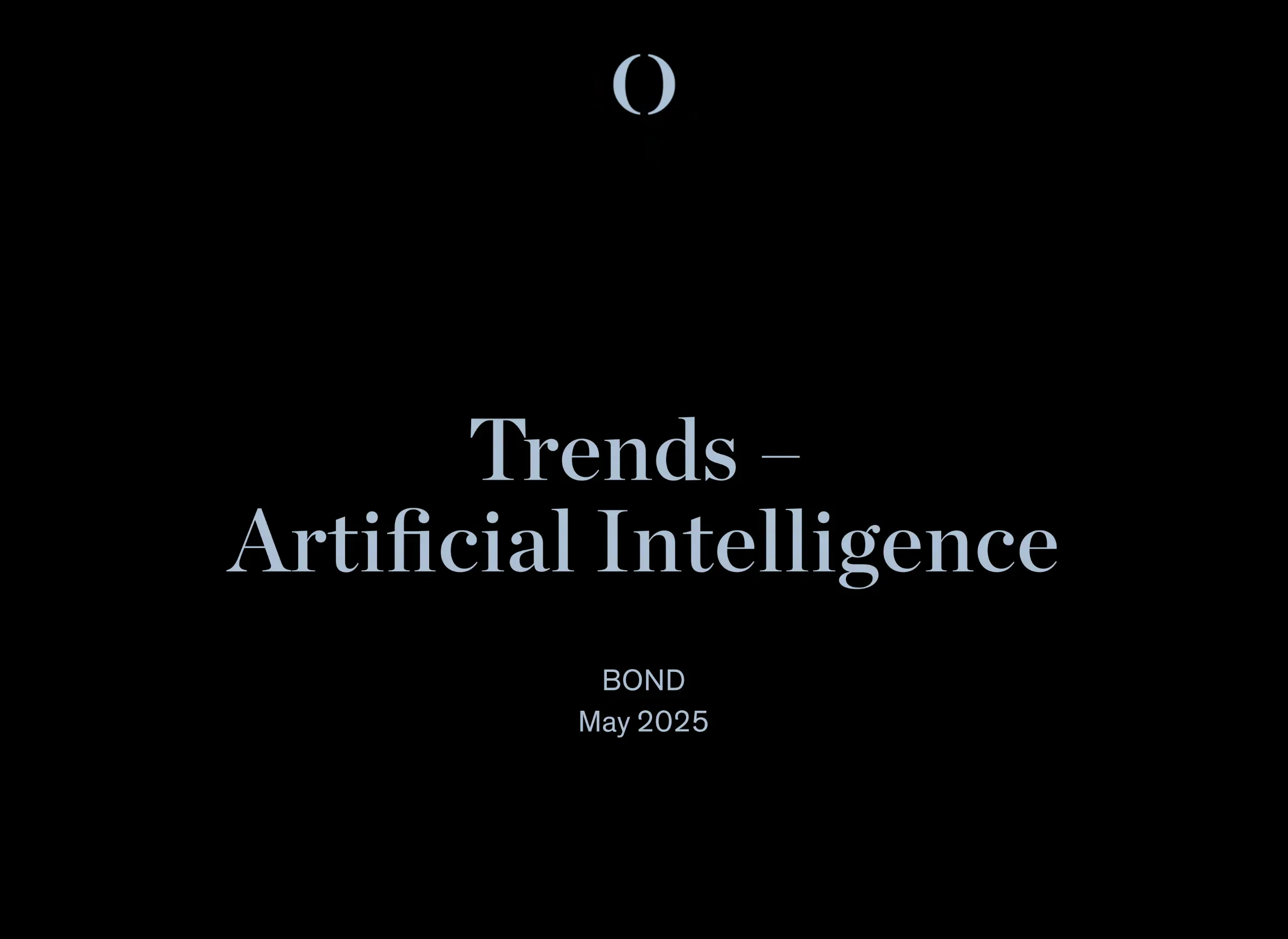 Trends - Artificial Intelligence cover